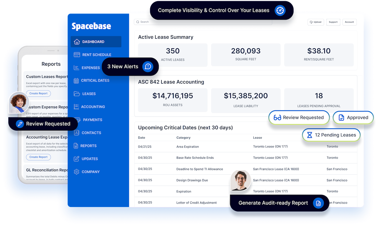 Spacebase Dashboard